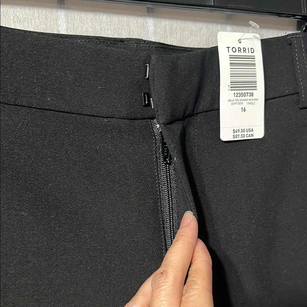 Sky High Trouser - Black & Ombre Sequin, Sz 16 - Picture 2 of 8